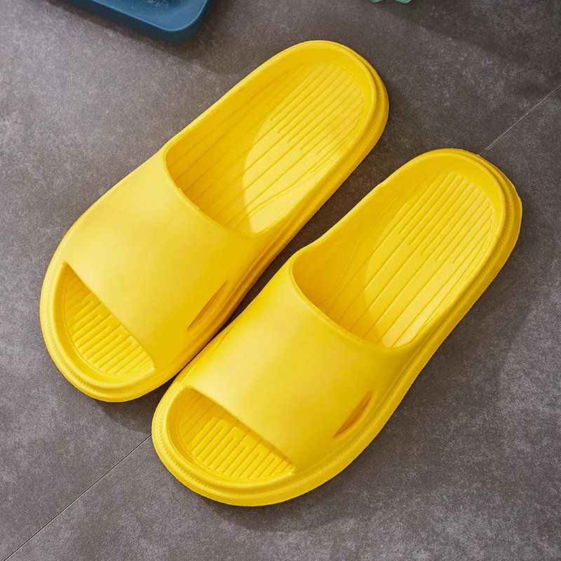 Women Shoes Fashion Thick Platform Home Slippers Bathroom Women Men Couple Soft Sole EVA Indoor Slides Non-slip Women Sandals