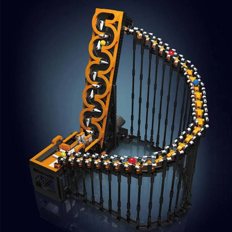 Mould King 26008 Great Ball Contraption Harp Track Bricks MOC Klocki Edukacyjne Puzzle Kreatywne Prezenty Świąteczne 1508PCS