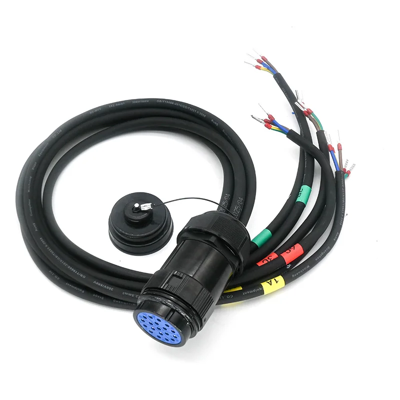 19 Pin Socapex Cable Breakin Breakout 2.5mm2 Soca to Powercon Connector in out Multi Lighting Audio Power Extension Distro Cable