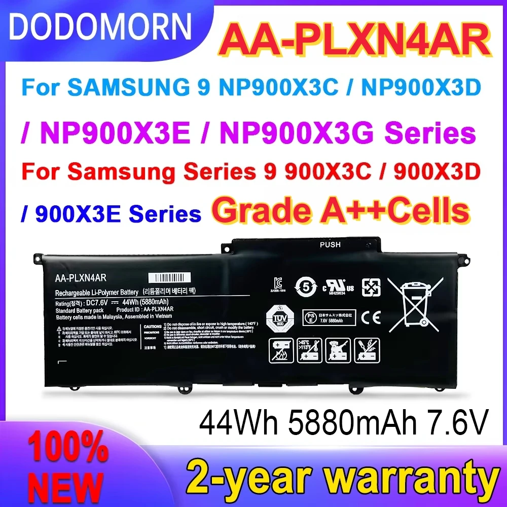 

Factory Direct Sales AA-PLXN4AR Battery For Samsung 900X3B 900X3C 900X3D 900X3E NP900X3C NP900X3G Replace AA-PBXN4AR