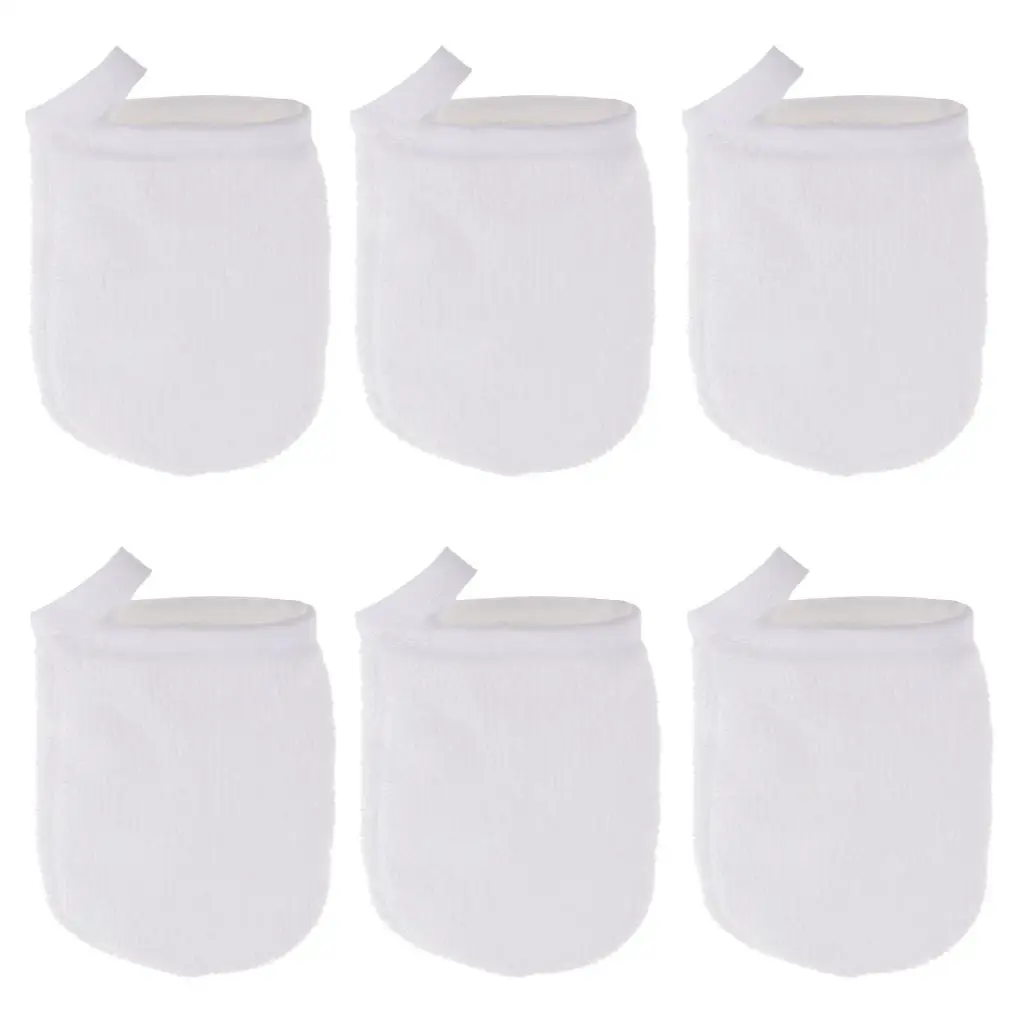 Microfibre Face Cloth Makeup Remover Towel Facial Cleansing Gloves Gentle Exfoliating Makeup Removing Glove for Skin