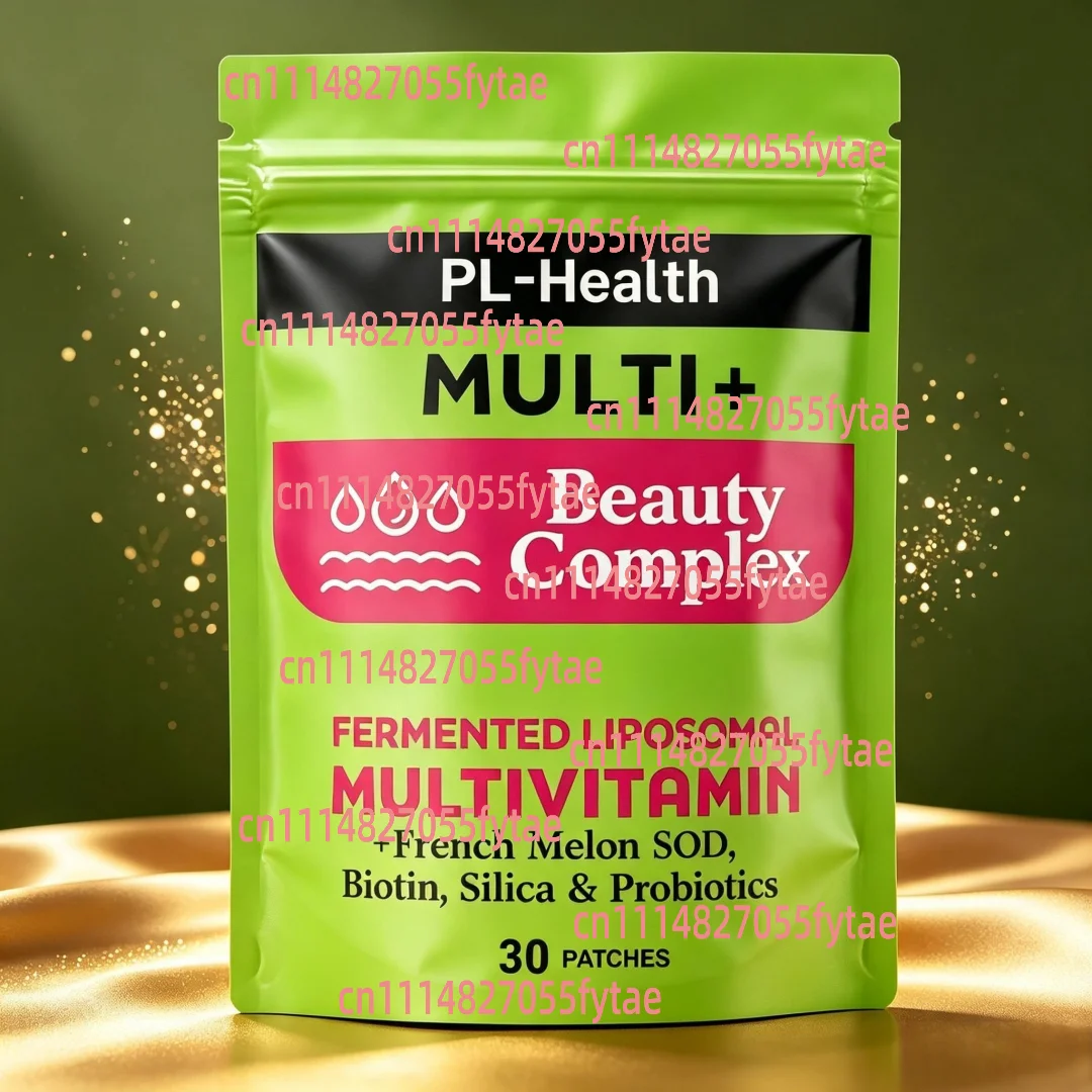 30 Patches Multi+ Beauty Complex Transdermal Patches Multivitamin Plus Hair Skin and Nails Vitamins for Women & Men