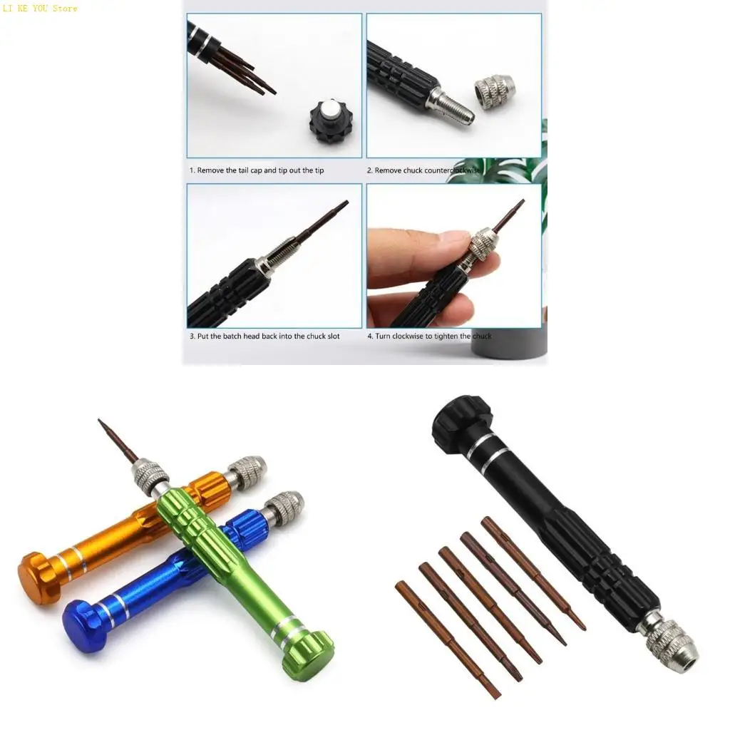 W3JE Computer Glasses Clock Watch Repair Screwdriver Disassembly for Outdoor Camping