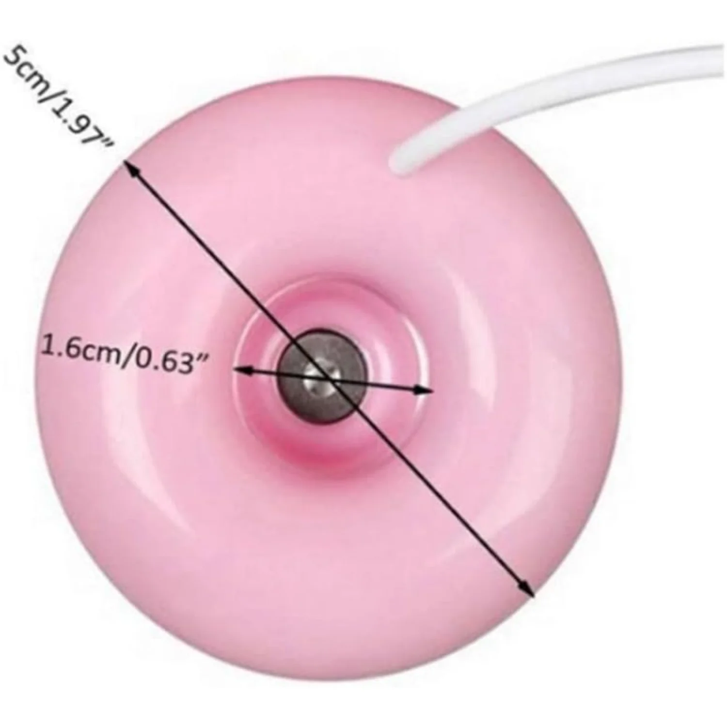 USB-увлажнитель для пончиков, портативный мини-милый увлажнитель с туманом, плавающий водный освежитель воздуха, диффузор, пара для офисного автомобиля, путешествия (w)