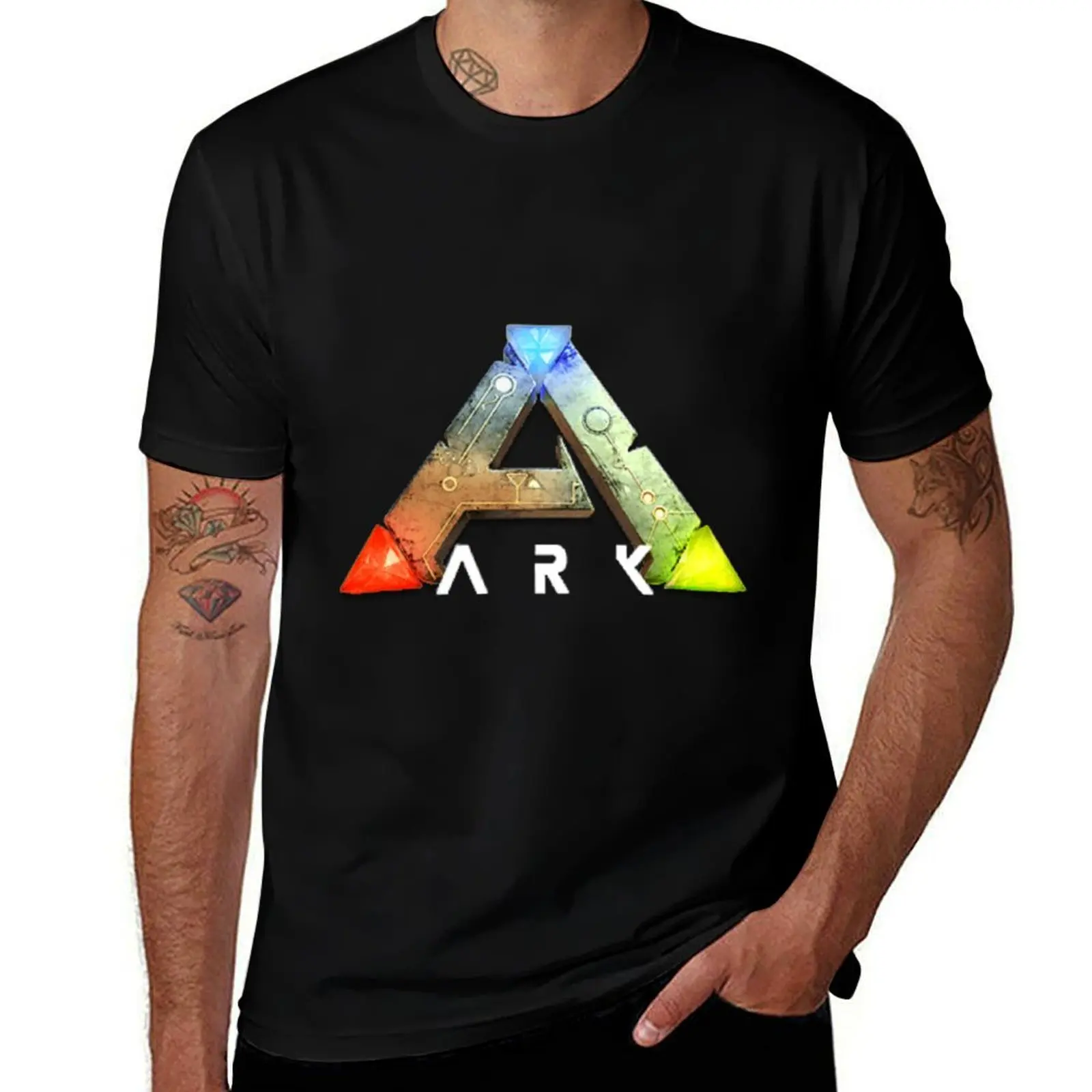 

Ark Survival Logo T-Shirt men t shirt cotton 100% t shirt for man T-Shirt