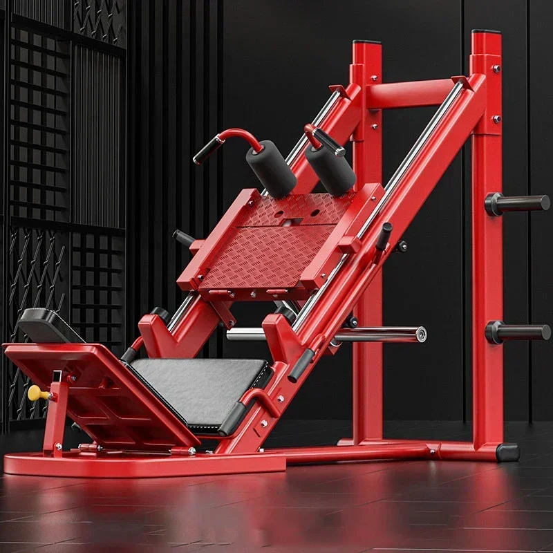 

45° inverted pedal machine, gym-specific incline squat machine, home leg strength fitness equipment, Hack squat machine