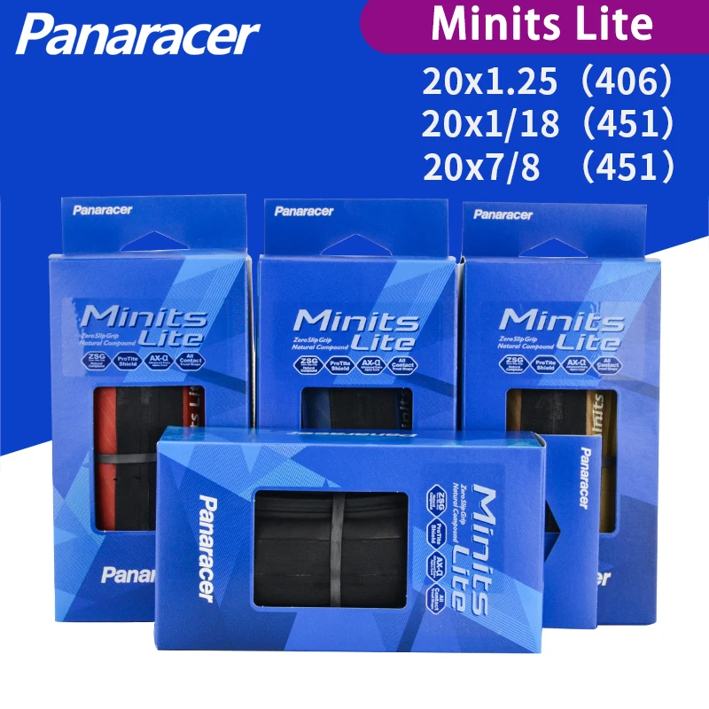 Panaracer Minits Lite PT 20x1.25 20x1 1/8 20x7/8 Bicycle Tire