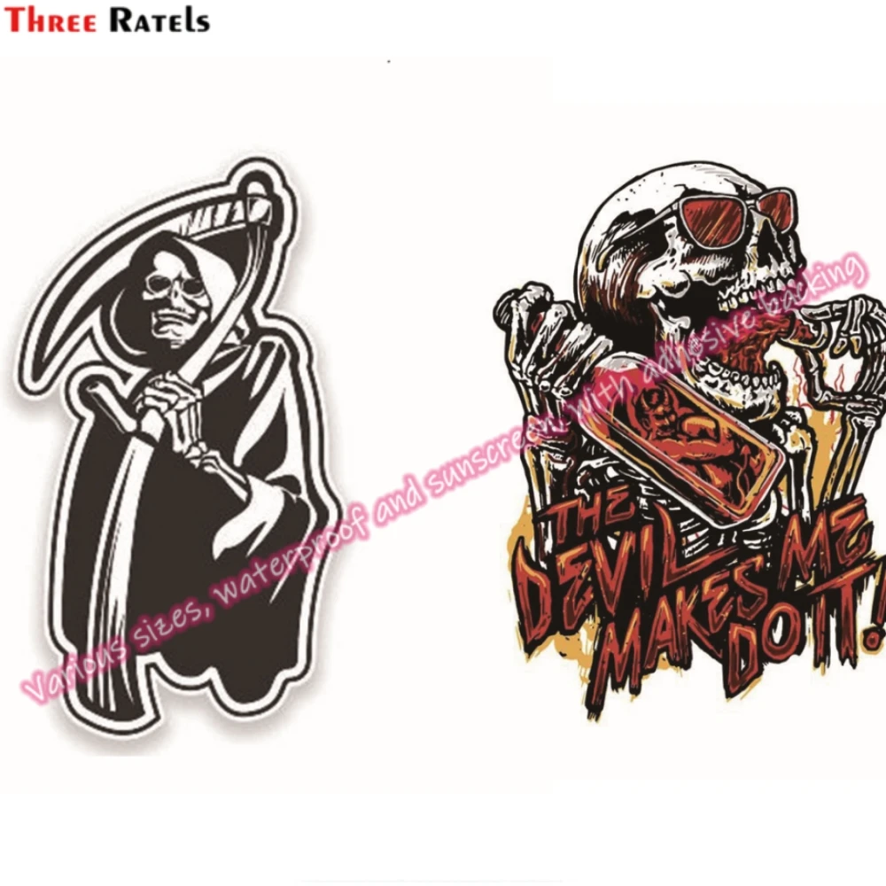 Three Ratels M489 Custom Stickers on Car Toyota Supplies Useful Things for Cars Accessories for Honda Civic BWM E46