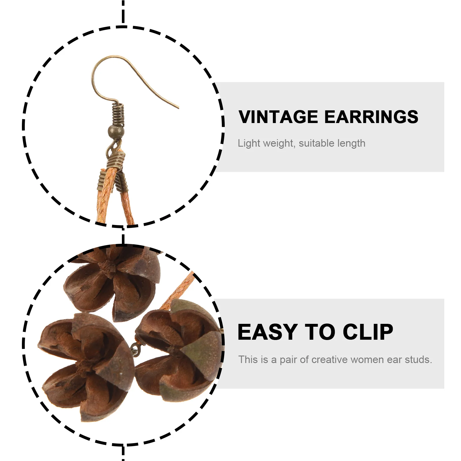 

1Pair Vintage Earrings Retro Alloy Creative Unique Lightweight Women Ear Studs Elegant Gift Daily Wear Ear Jewelry