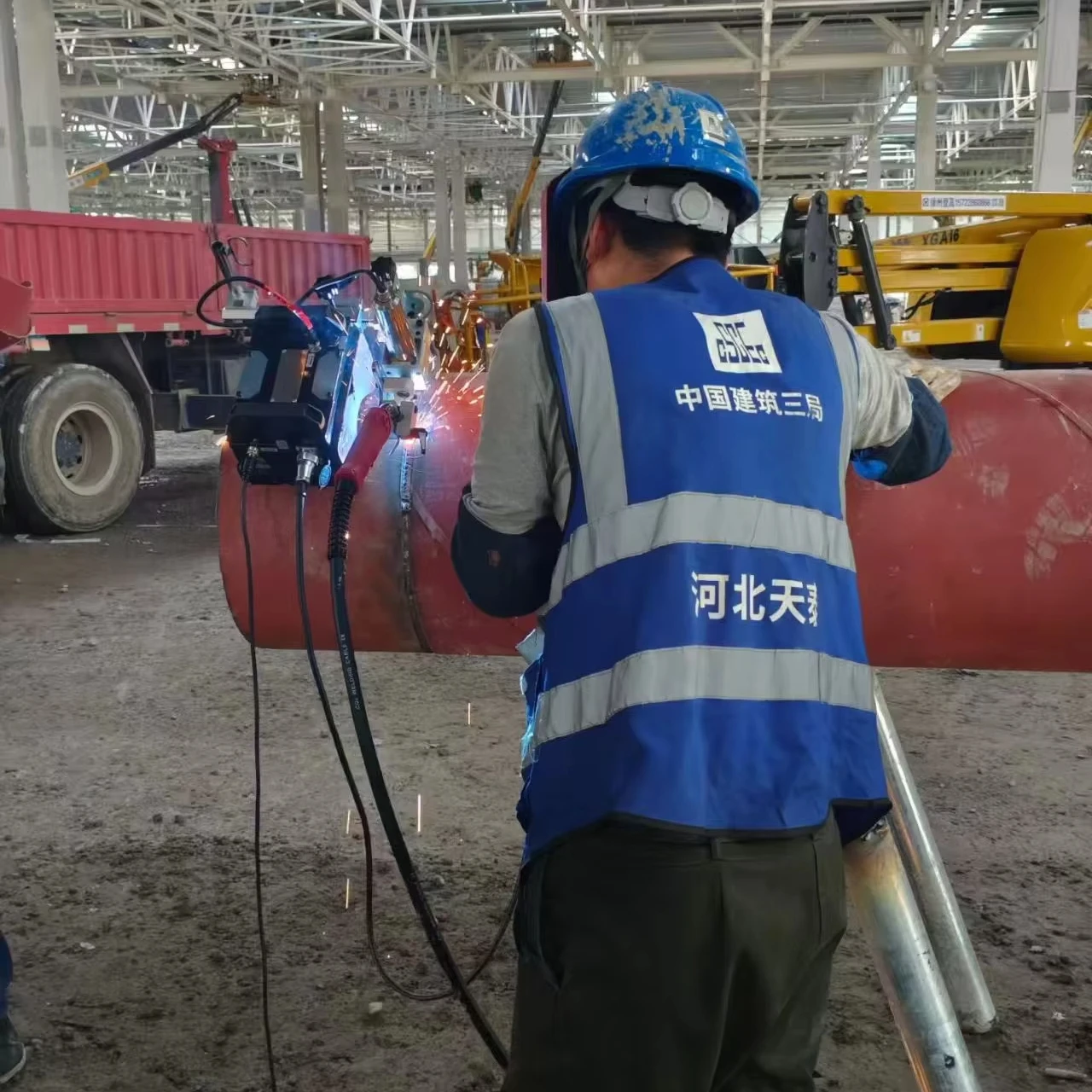 

Magnetic Adsorption Straight Seam Welding Trolley With Flexible Track 220V/380V/110V 250A/200A/120A