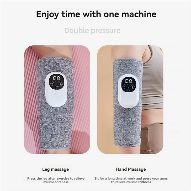 ABHU Red Light Therapy Leg Massage Air Compression Massage With Heat For Pain Relief 3 Intensities 3 Modes Relax Muscles 1PC