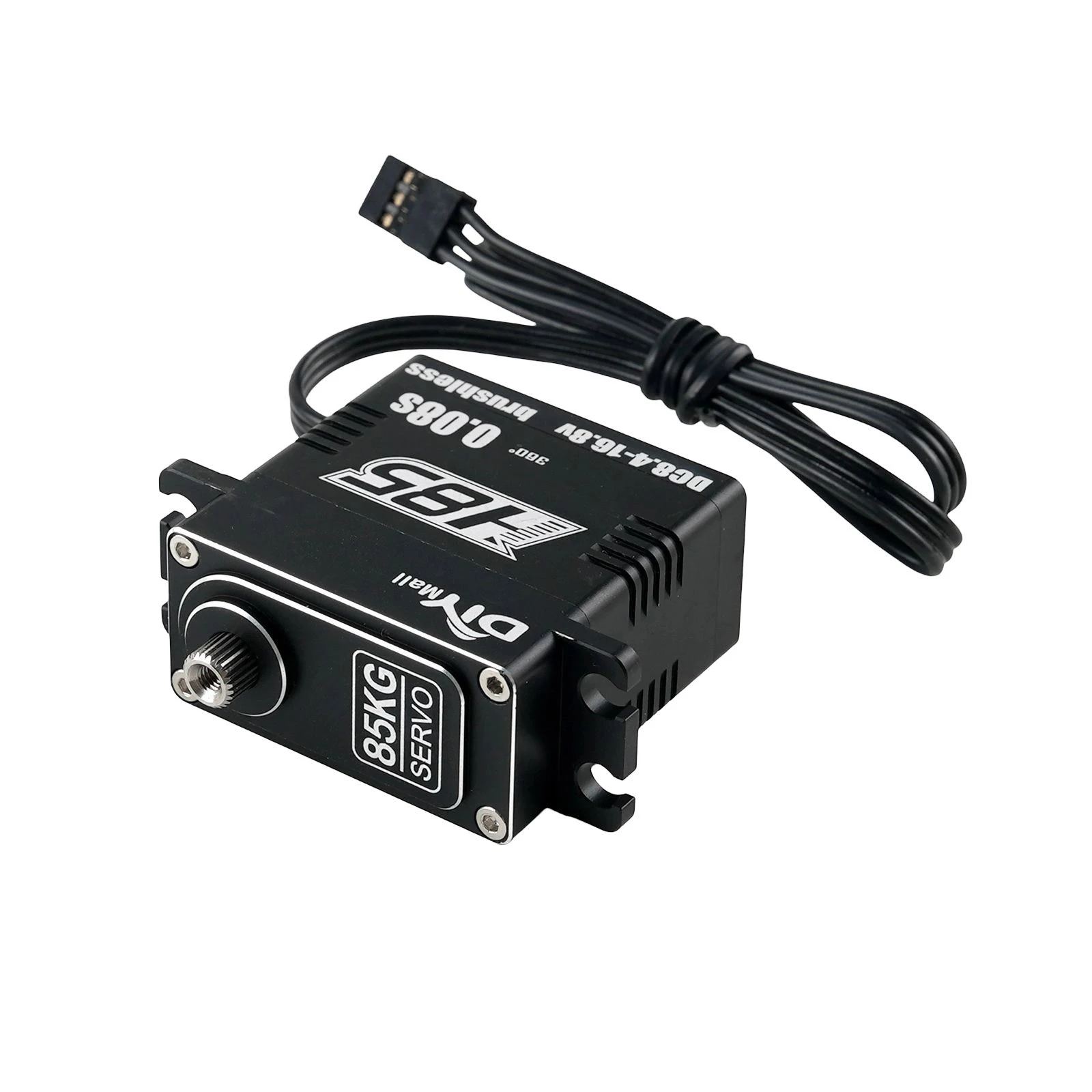 H85 메탈 디지털 서보 브러시리스 모터 85KG 8.4V-16.8V 고토크 180/270/360도 메탈 기어 서보 부품 RC 자동차 로봇용