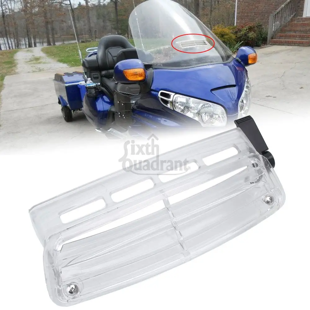 

Для HONDA Gold Wing Audio/Comfort GL1800HP 2001-2017 аксессуары для мотоциклов 1 шт., комплект вентиляционных отверстий для лобового стекла, АБС-пластик