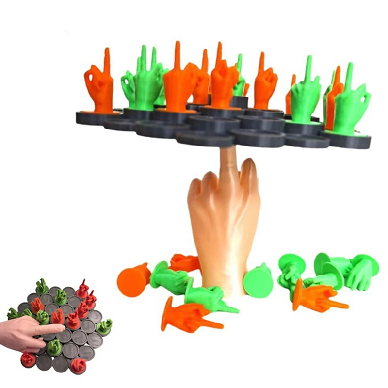 

3D-печать, балансирующая игра на средний палец, подарок, балансирующая елка на среднем пальце, настольная игра, рождественская вечеринка, розыгрыш, балансирующие игрушки на палец