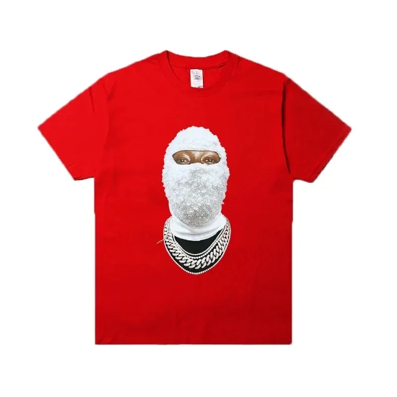 Best Ih nom uh nit Tee Hip Hop Streetwear Diamond Masked Fashion Sport High Quality Skateboard Oversized Cotton Men 3D T Shirts