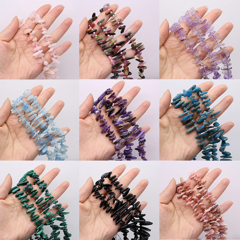 

8-20mm Irregular Chips Gravel Natural Crystal Tiger Eye Turquoise Stone Beads Diy Bracelet Necklace Supplies Jewelry Making