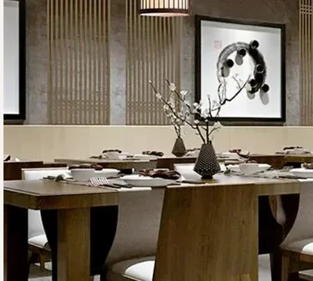 Art Wood Chinese LED Bamboo Pendant Lights Modern For Hotel Dining Room Home Indoor Decor Wicker Hanging Lamp E27