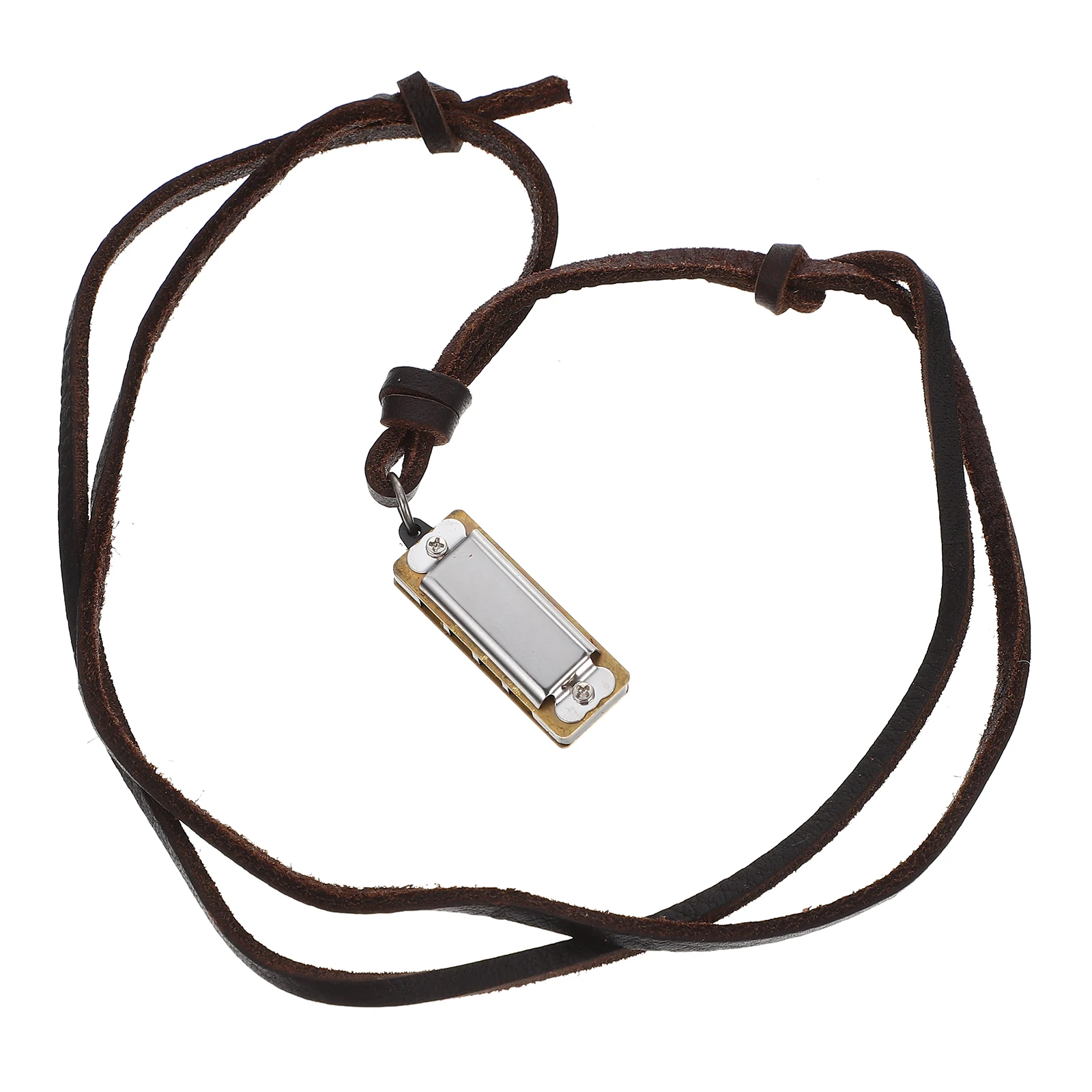 

Premium Alloy Harmonica Pendant Necklace Musical Instrument Kids Gift Festival Present Miniature Safe Blow Children for Friends