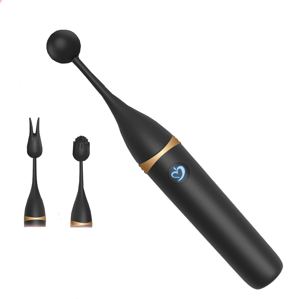 3-Head Replaceable G Spot Vibrator Powerful 10 Vibrating Clitoris Pussy Stimulator Masturbator Massage Adult Women Sex Toy