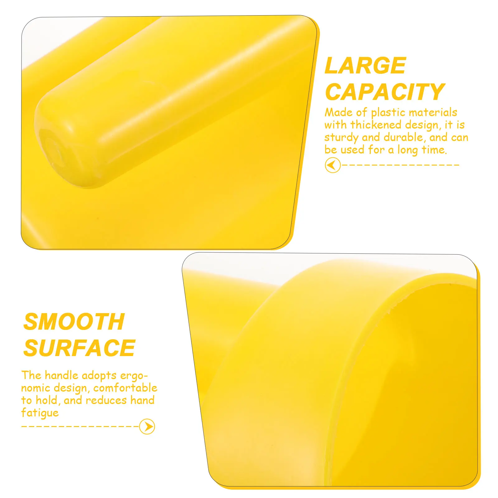 

Thickened Durable Plastic Large Capacity For Livestock Farm Use Ergonomic Handle Poultry Farming Shovel Tool