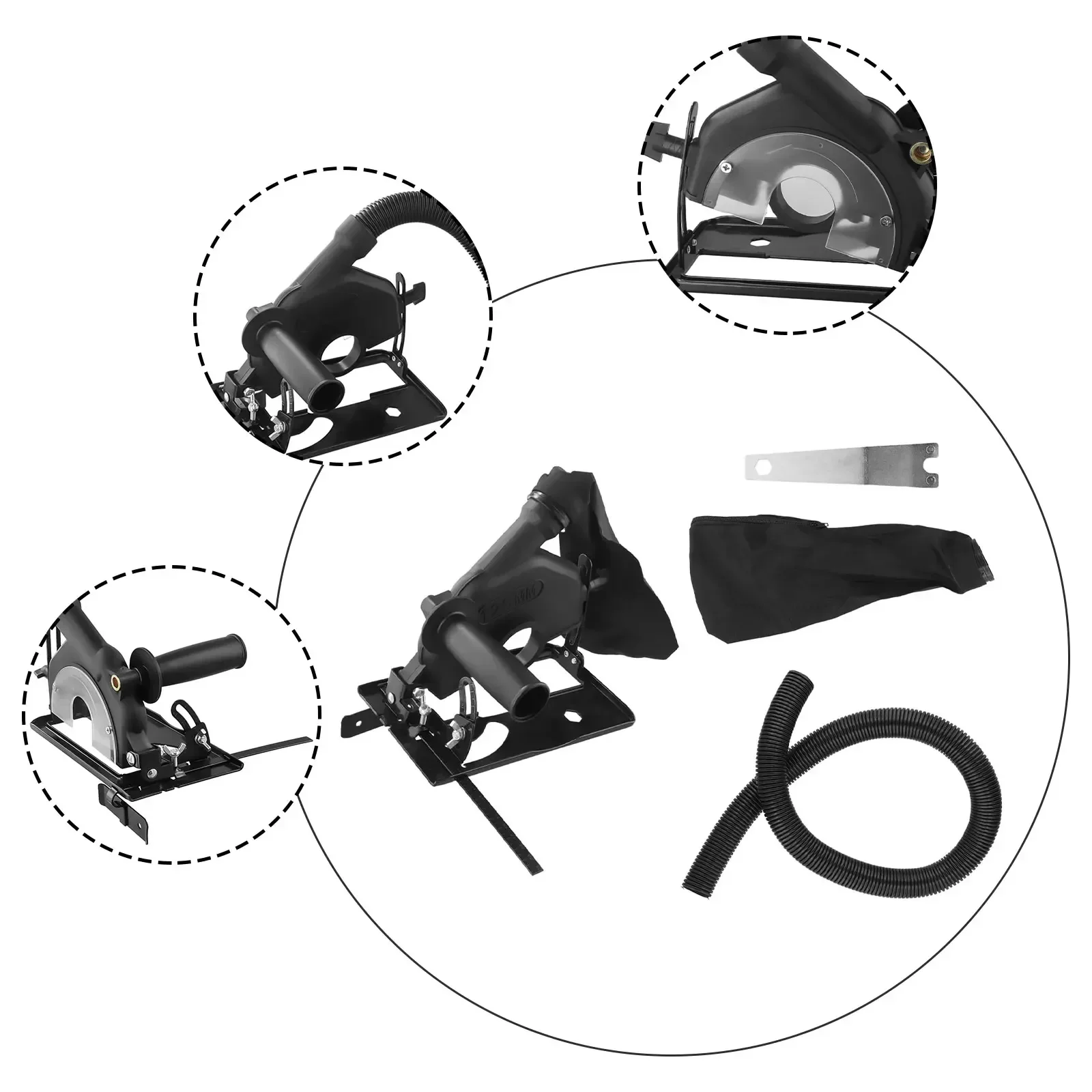 Hand Angle Grinder Converter To Cutting Machine Table Saw Base Bracket Refit 0-45° Adjustable Multi-angle Cutting Tool