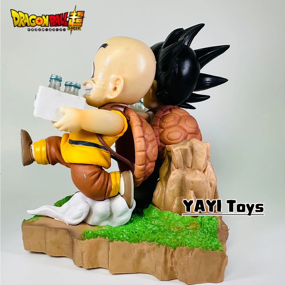 حار لعبة دراغون بول أنيمي الشكل سون جوكو وكريلين الحليب تسليم نموذج عمل أرقام محيط دمية بولي كلوريد الفينيل نموذج الهدايا اللعب