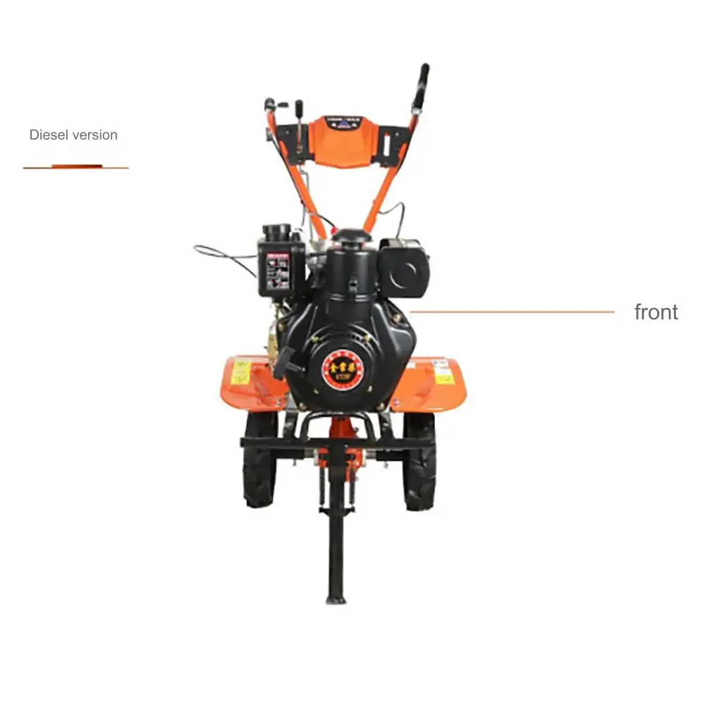 Rotary Tiller Multifunctional Gasoline And Diesel Micro-Tillage Machine Small Tiller Agricultural Tillage Machine Ditching Machi