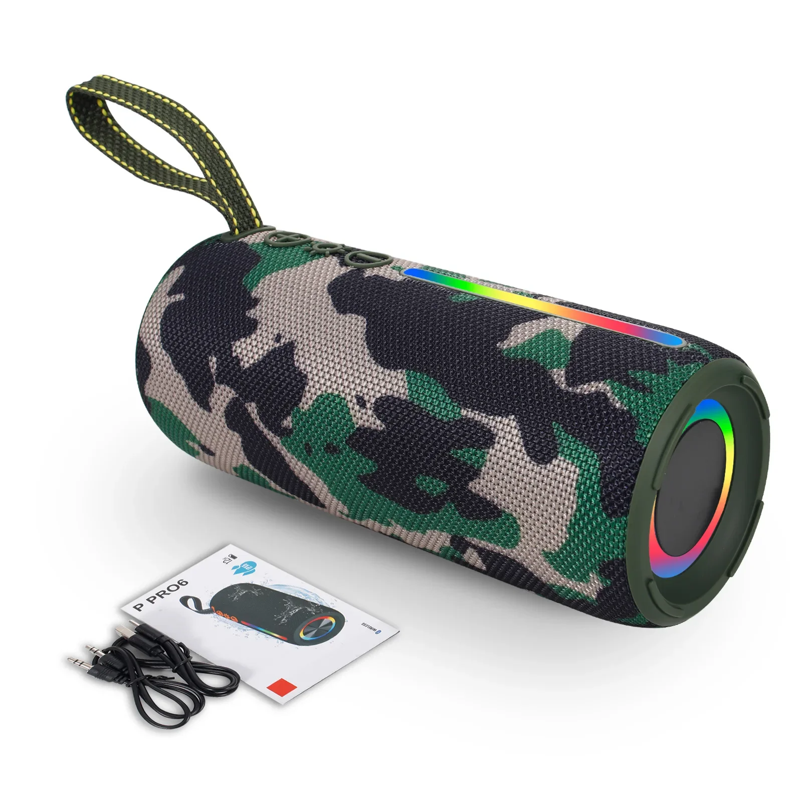 

Portable Stereo Sound Column Premium Sound IPX6 Waterproof Outdoor Speakers High Quality Wireless Bluetooth Bass Boombox Player