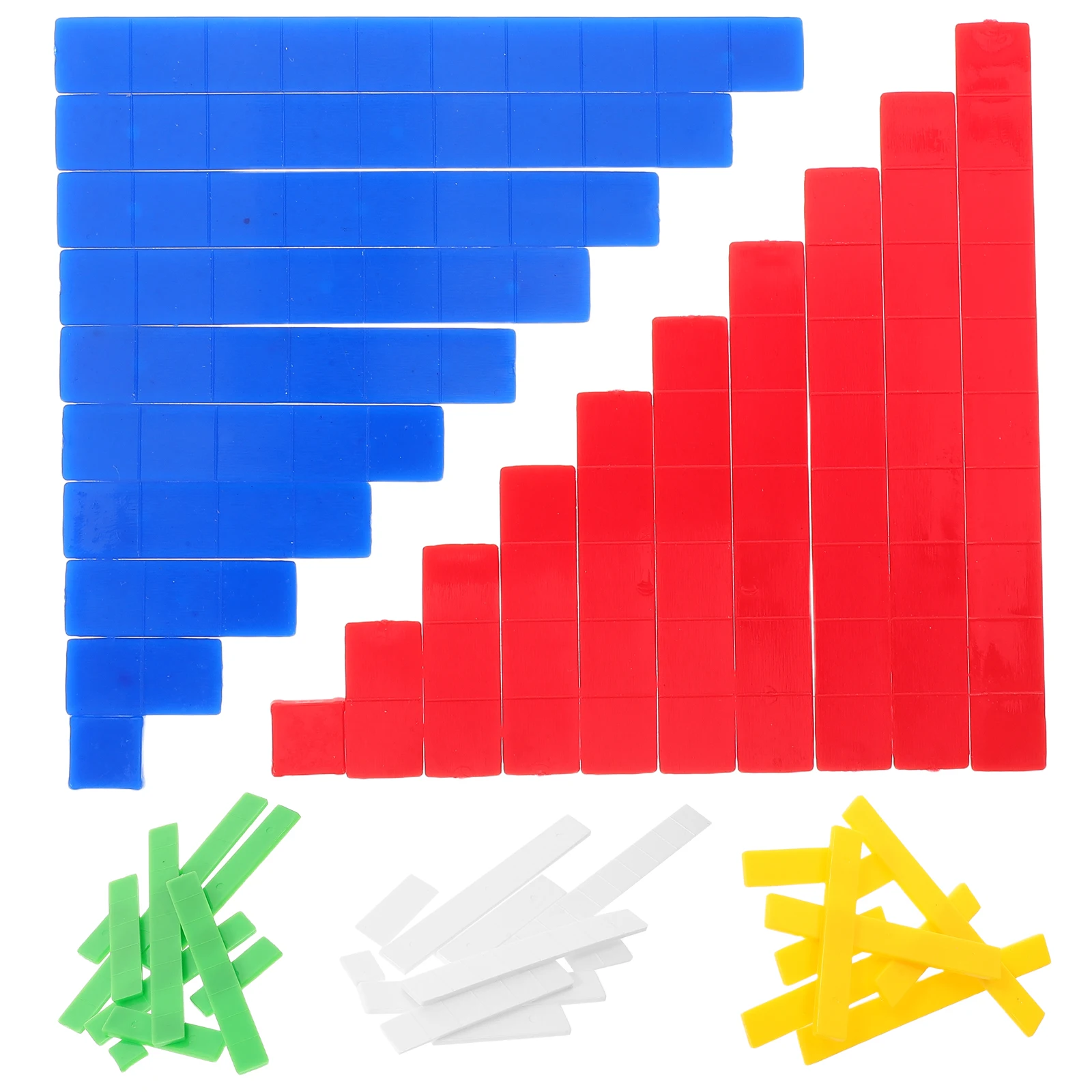 

Montessori Arithmetic Ruler Homeschool Supplies Educational Tool Finger Counting Blocks for Math Teaching Aids
