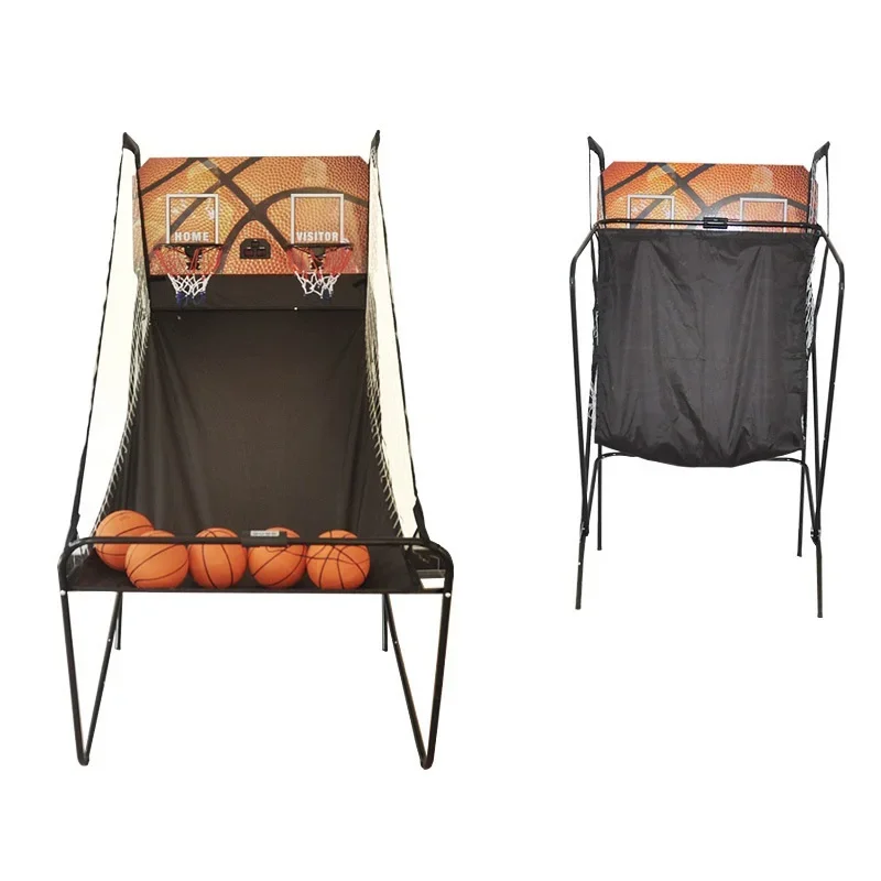 Street Basketball Shooting Machine Double Coin Operated Basketball Game Machine   For Kids Adults