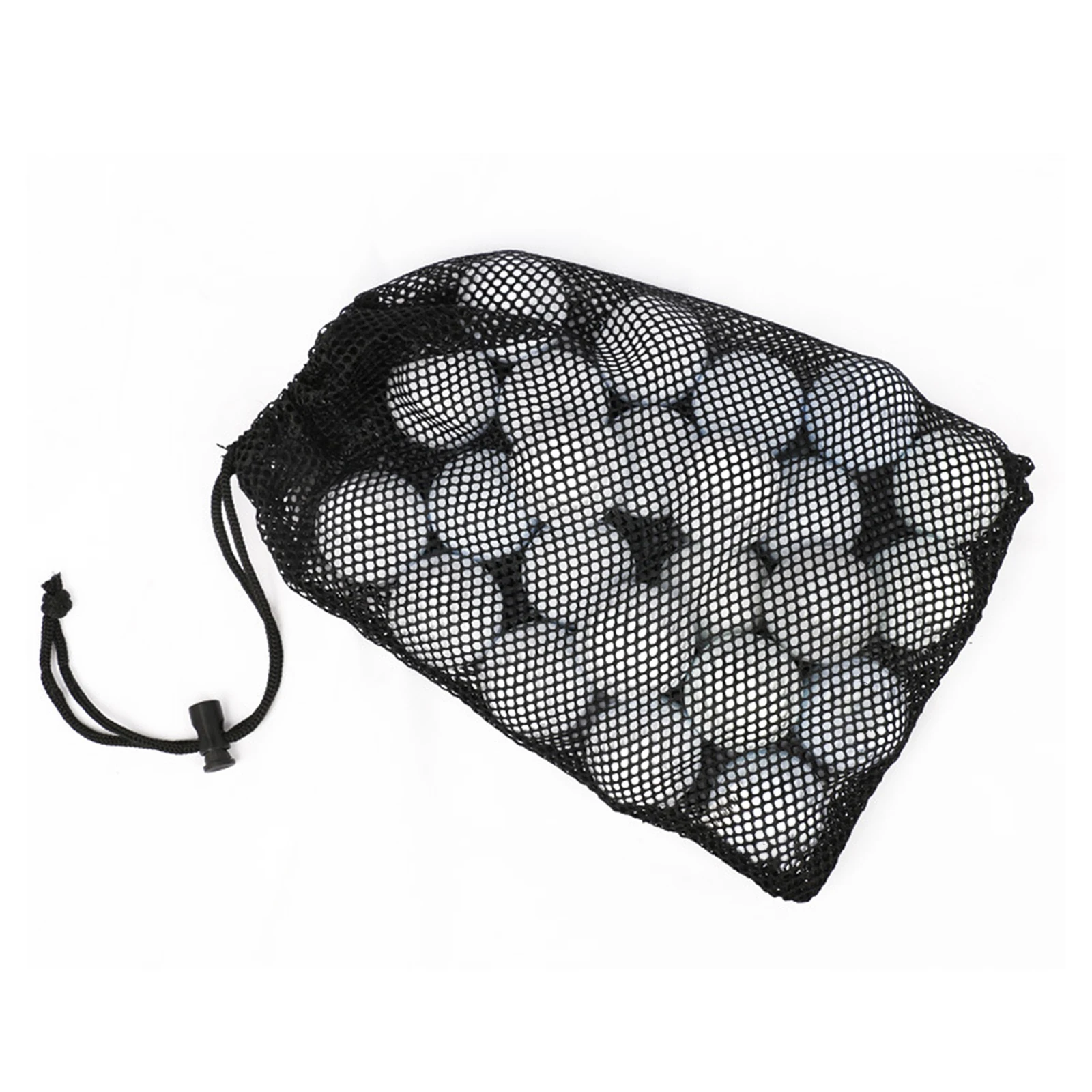 Golf Ball Bag Net Bags Mesh Pouch with hook Golf Ball Storage Bag Table Tennis Ball bag organizer for Gym Sports Tennis Balls