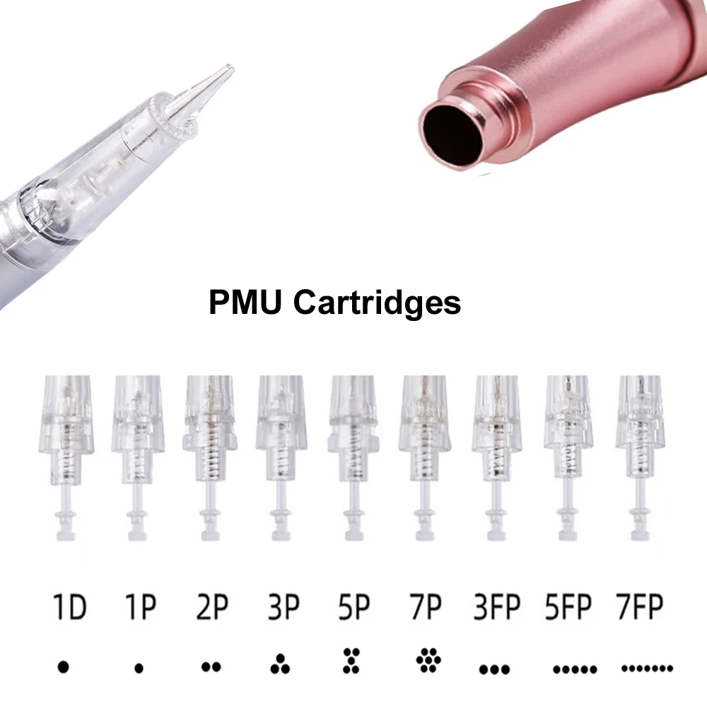 

100 шт. пластиковые тюбики для татуировки PMU, ручки для перманентного макияжа, аксессуары