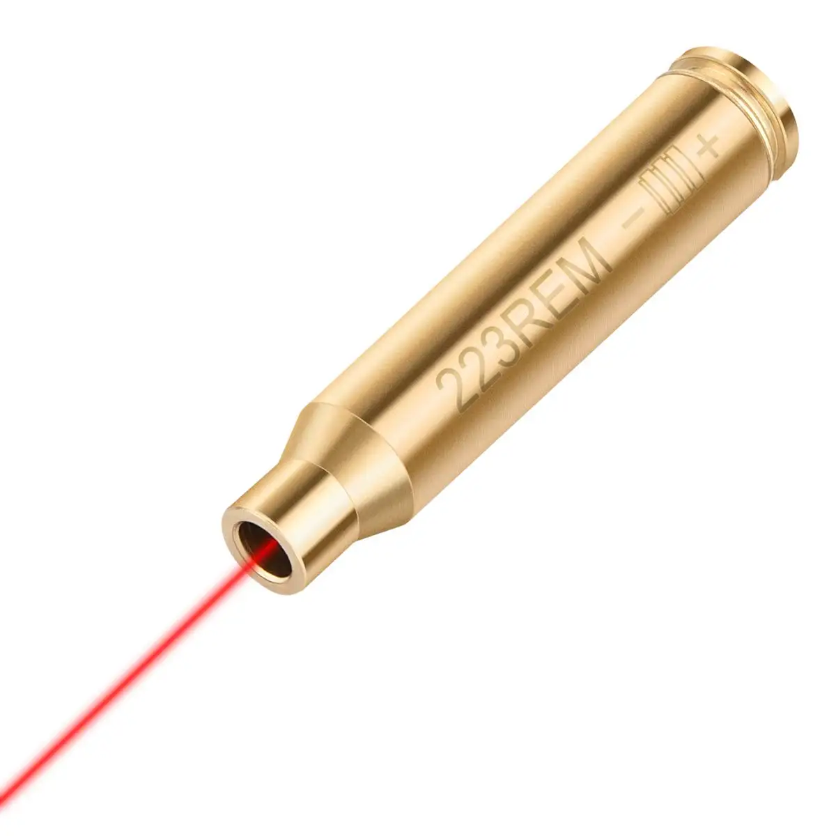 CVLIFE Red Bore Dot Laser Latão Boresight CAL Cartridge Bore Sighter para Scope Hunting Adjustment 223 5.56mm