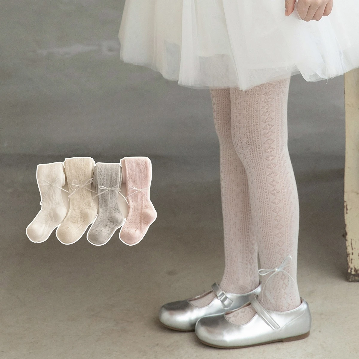 

Summer Mesh Girls Tights, Hollow Out Lace Breathable Toddler Tights for Baby Girls Party Wedding Daily Wear Dance Outfit