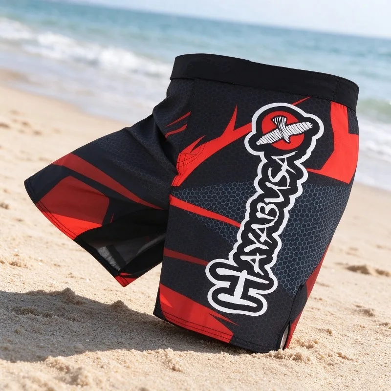 MMA Muay Thai Boxing Shorts for Men Women Kids - Martial Arts Wrestling Kickboxing Cage Fighting Training Wear