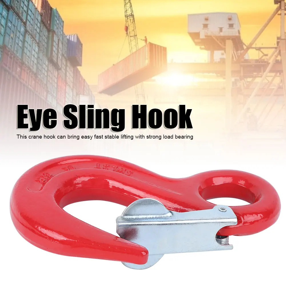 

Alloy Steel Hook Eye Sling Hook Container Clevis Grab Crane Rigging Alloy Steel Gravity Lifting 3T Container Hook Eye Sling Hook