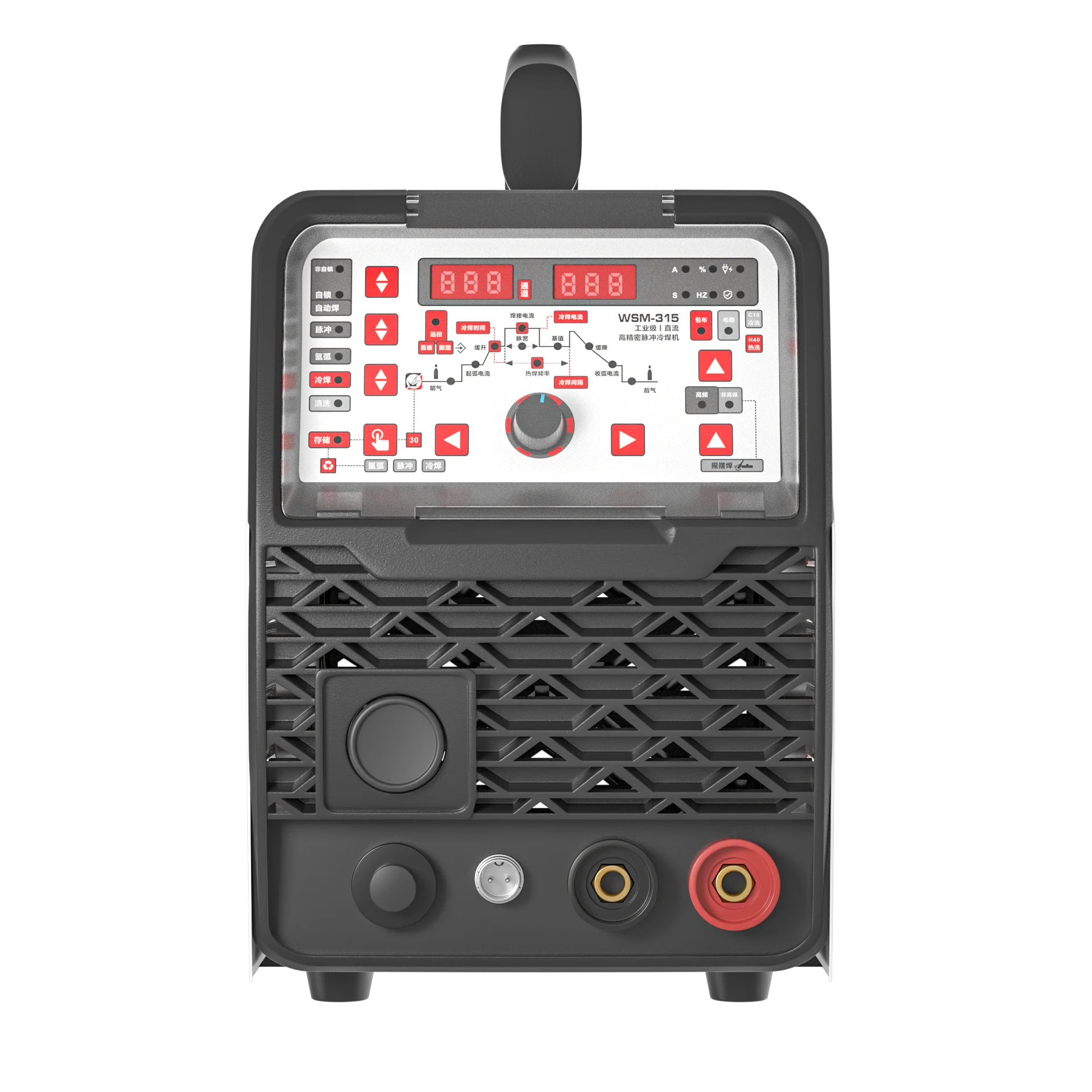 

ANDELI WSM-315D 280A 380V 3-фазный промышленный импульсный сварочный аппарат TIG MMA Clean