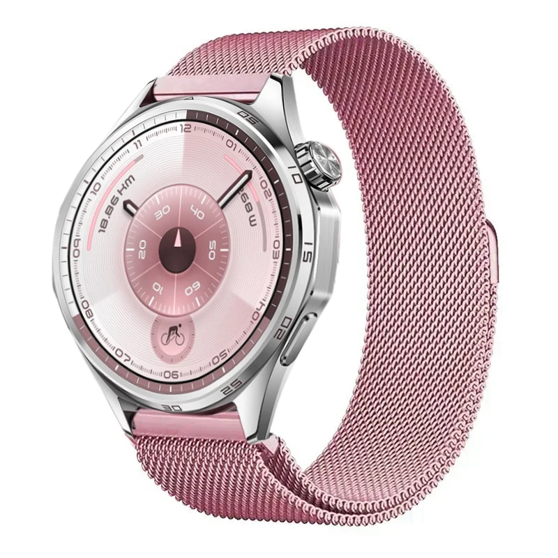 Cinturino milanese da 22 mm 20 mm per Huawei Watch 5 4 GT6 GT6 Pro GT5-4 Bracciale magnetico da 46 mm Samsung Galaxy Watch 7 6 5 4 44/40 mm