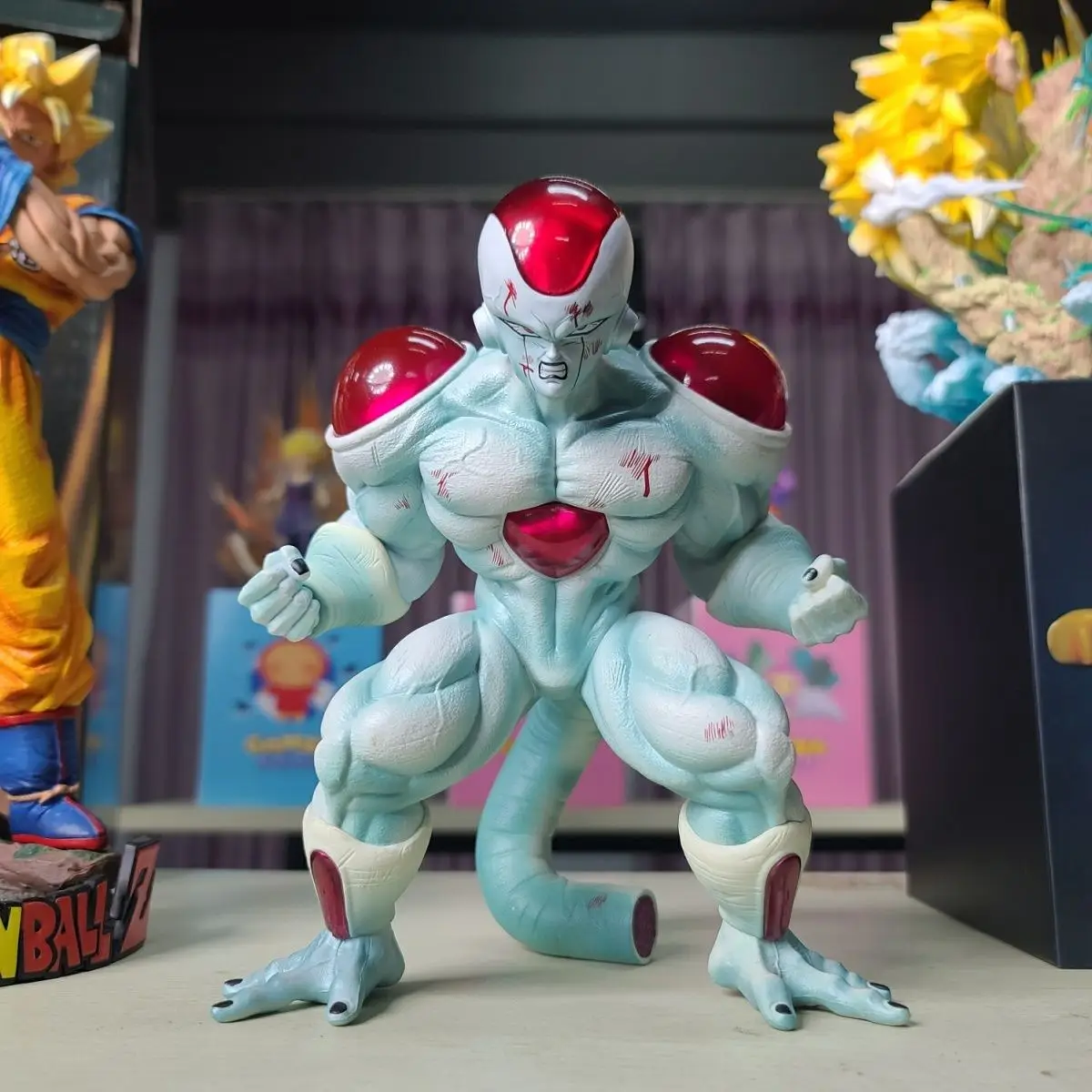 متوفر في المخزون سلسلة التنين سوبر بول الشرير Vf قوة كاملة فريسا الشكل النهائي تمثال ذيل مقطوع أنيمي نموذج اللعب هدايا المهرجان #5