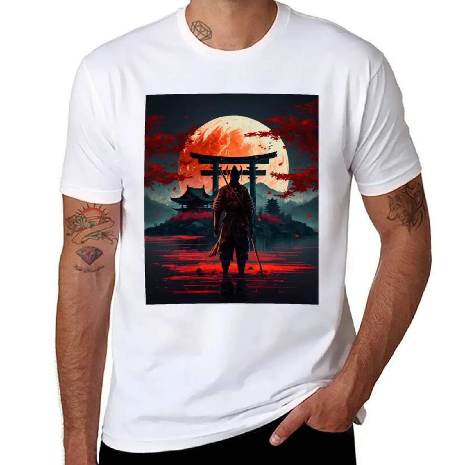 

Ghost of Tsushima Ninja T-Shirt man t shirt summer t shirts for man graphic vintage T-Shirt