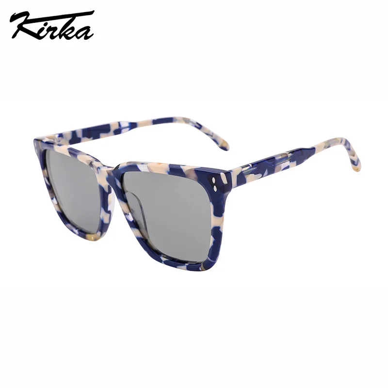 

Kirka Polarized Female Oversized Cat Eye Fashion Marble Pattern Sunglasses Wide Temples Prescription Eyeglasses WD5086