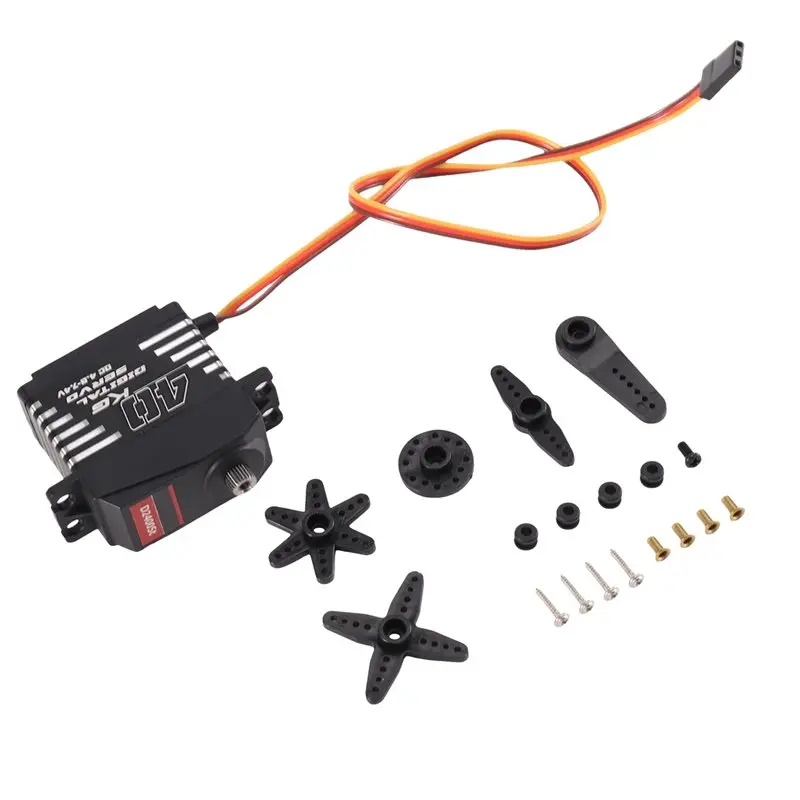 WOTT-High Torque Digital Micro Servo Motor Metal For Gear 40Kg Arduino Compatible Servo For RC For RC Car Boat Mini Servo
