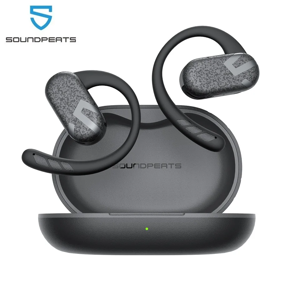 SoundPEATS Breezy Open-Ear Wireless Earphone Bluetooth 5.4 Eearbuds With 4 Mic,AI call Noise Reduction, Multipoint Connection