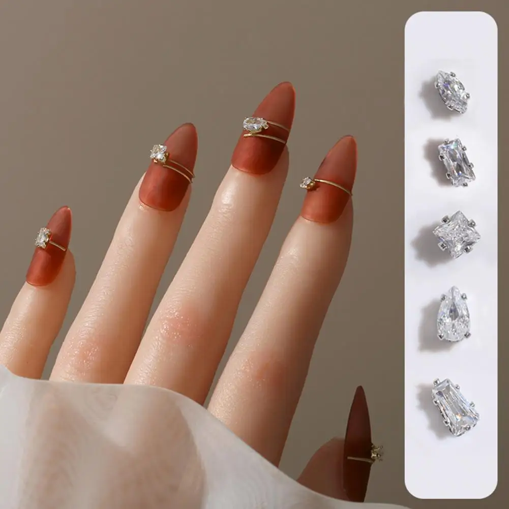 1 Bag Nail Charms  Wide Application   Nail Decoration Bright-Colored 3D Nail Art Ornament DIY Jewelry