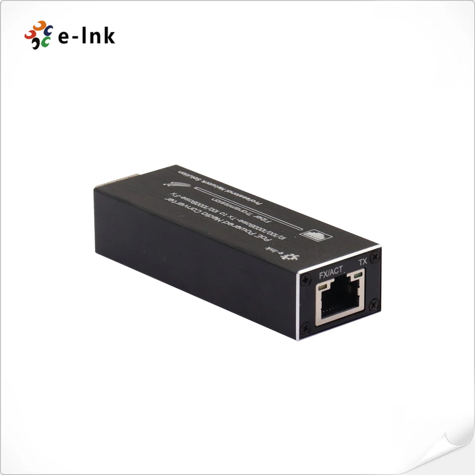 Mini 10/100/1000BASE-T to 100/1000BASE-X SFP Fiber Media Converter with PoE Powered Function