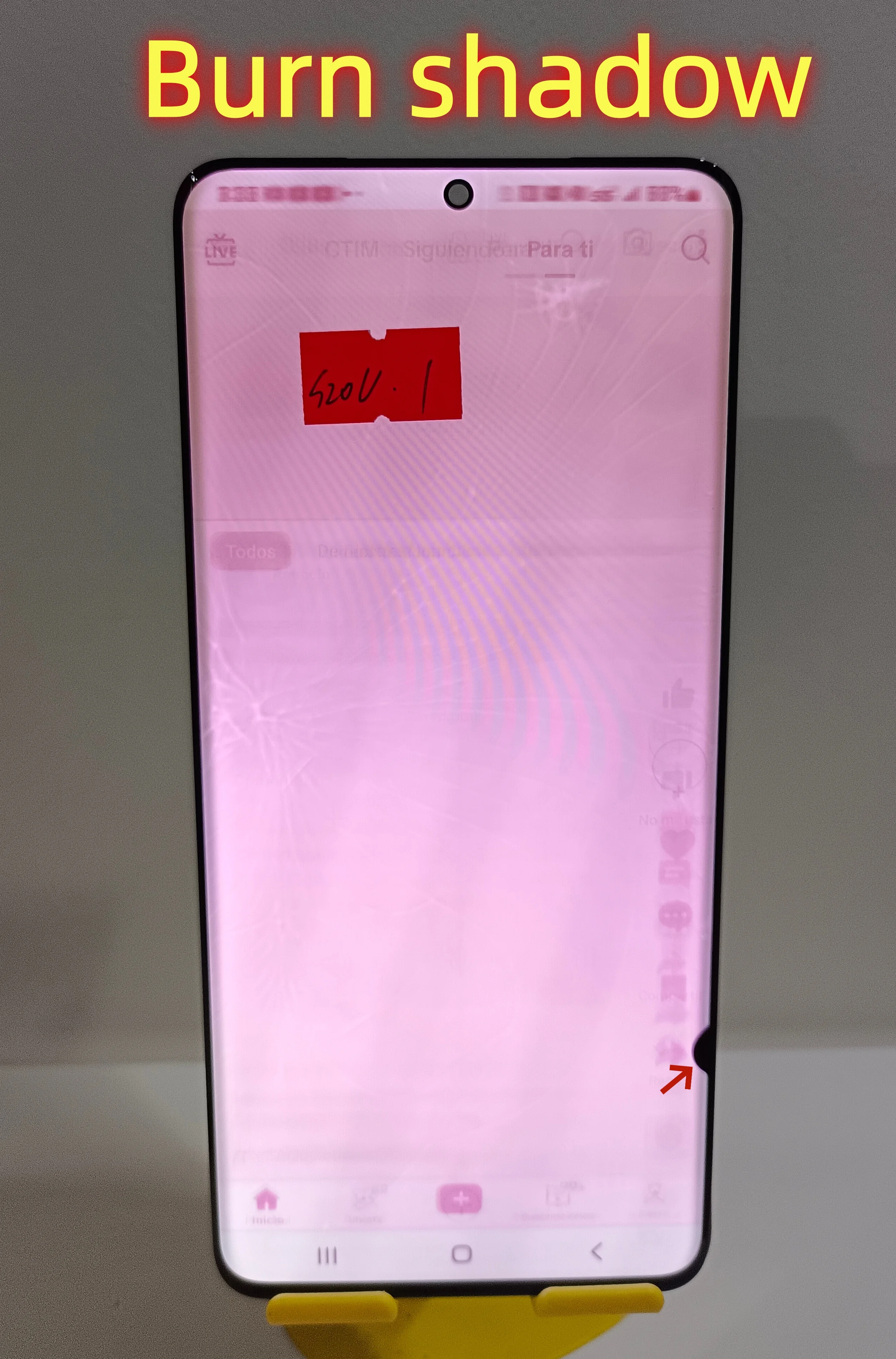 6,9-дюймовый AMOLED-дисплей для Samsung Galaxy S20 Ultra LCD SM-G988F/DS G988U G988W G9880 с сенсорным экраном и дигитайзером, исправляющий проблему с эффектом выгорания линий и теней.