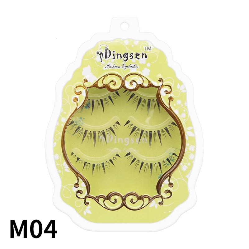DINGSEN 5 Paar Neue Manga-Wimpern Kosmetik Individuelle Natürliche Wimpern Cosplay Wimpernbüschel Make-up Koreanische Künstliche Wimpern – Detail 20