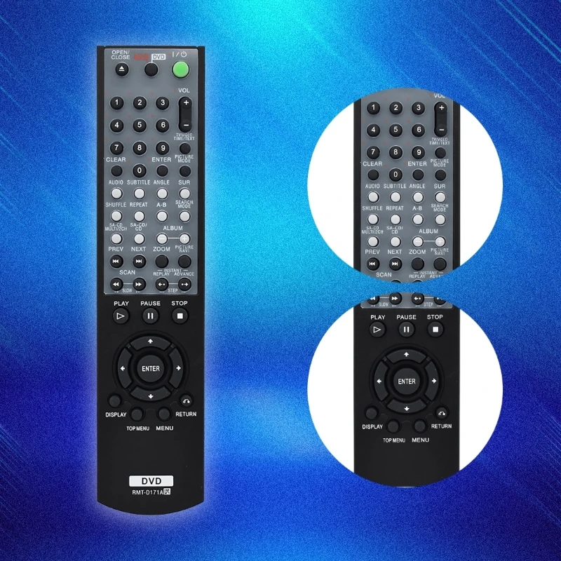 RMT D171A Remote Control for DVP-F25 DVP-NC610 NC615 DVD Players Long Lasting Dropship