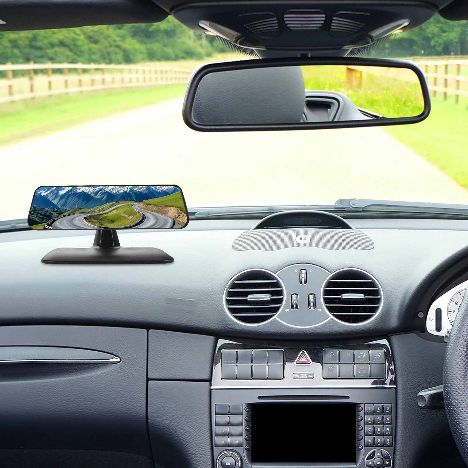 

Car Mirror Dash Cam Mount Holder Plastic Rearview Mirror Bracket for Stable Dash Camera Recording Driving Safety