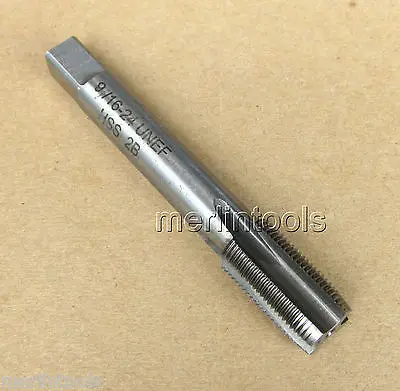 

9/16–24 HSS Правый метчик 9/16 — 24 TPI